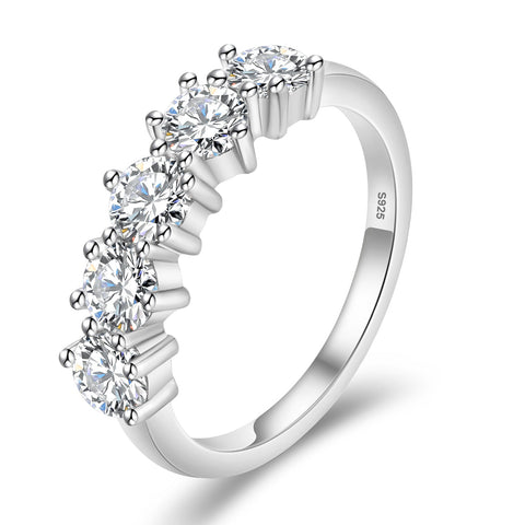 KRKC&CO KEEP REAL KEEP CHAMPION 1.50 Carats VVS1 Moissanite Rings for Women 0116